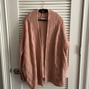 Croft & Barrow oversized super soft dusty rose cardigan